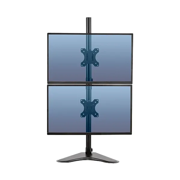 Fellowes Professional Series Free Standing Dual Vertical Monitor Arm 8044001