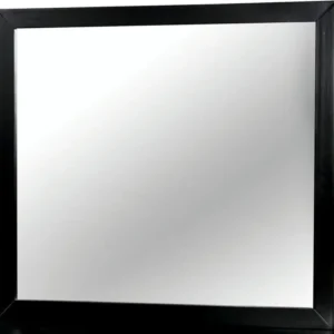Lennart Ii Black Rectangular Mirror By Benzara | Mirrors | Modishstore