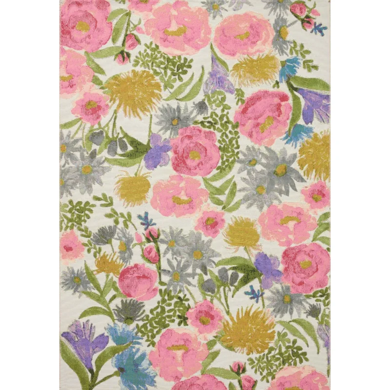 Botanical Rug 01 | Ivory / Multi