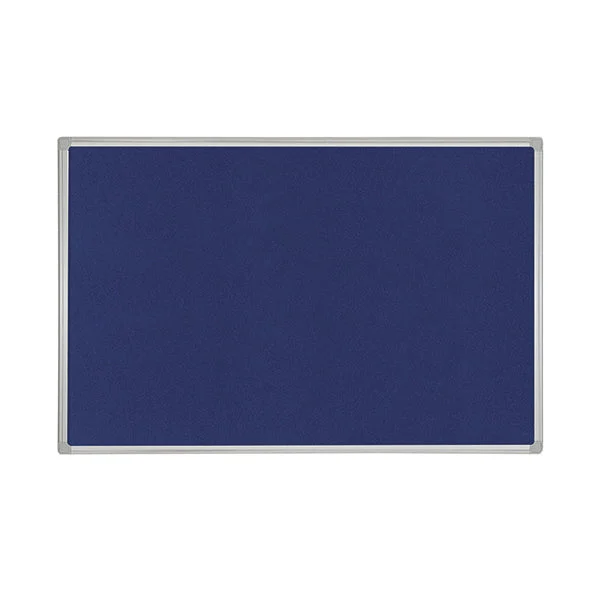 Bi-Office Aluminium Trim Board 1200x900mm Blue FB1443186
