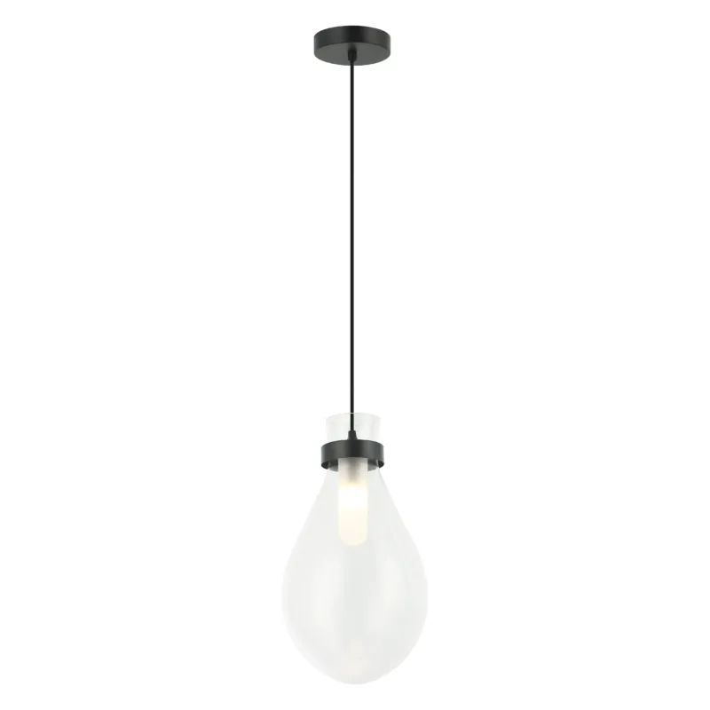 Seranna 8⅝" Pendant | Matte Black