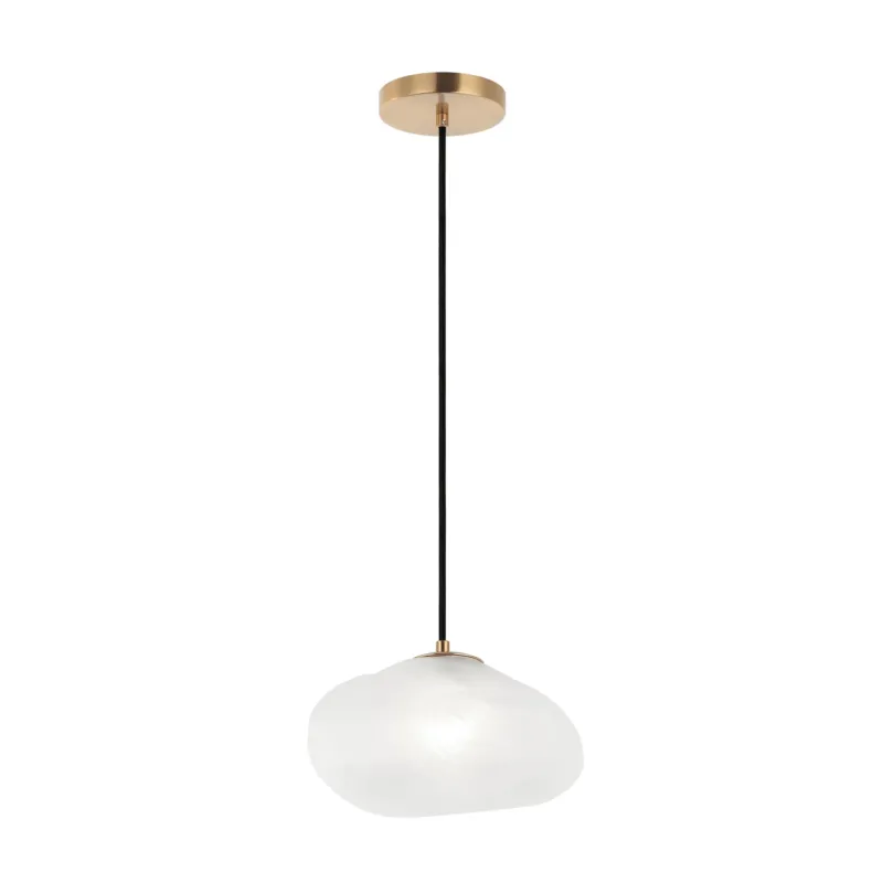 Melo 11⅞" Pendant | Aged Gold Brass