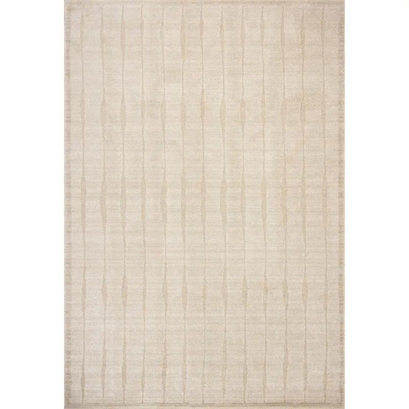 Calvin Rug 02 | Chris Loves Julia x Loloi | Ivory / Oatmeal