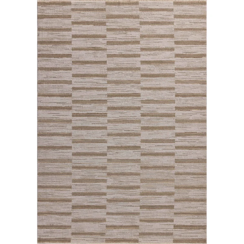 Cali Rug 04 | Amber Lewis X Loloi | Ivory / Tobacco