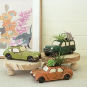 Ceramic Cars Planters Set Of 3 By Kalalou | Planters, Troughs & Cachepots | Modishstore
