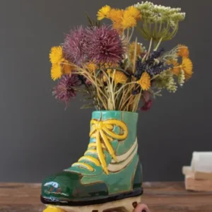 Ceramic Roller Skate Planter (Min 2) By Kalalou