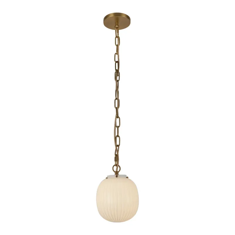 Cherise 7" Pendant | Brushed Gold