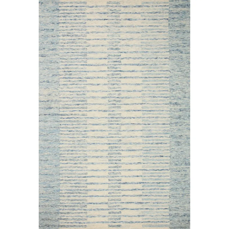 Chris Rug 01 | Chris Loves Julia X Loloi | Ivory / Denim