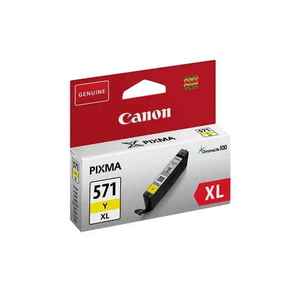 Canon CLI-571XL Inkjet Cartridge High Yield Yellow 0334C001