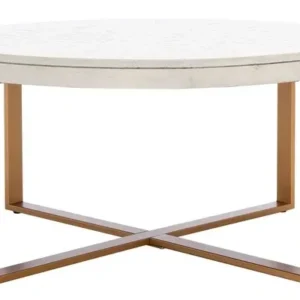 Safavieh Navya Round Coffee Table | Coffee Tables | Modishstore - 1