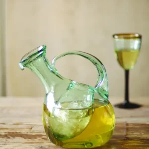 Kalalou Tilted Wine Decanter With Ice Pocket | Modishstore | Decanters