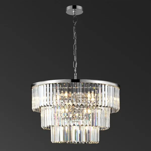 Safavieh Karissa 3 Tier Chandelier | Chandeliers | Modishstore