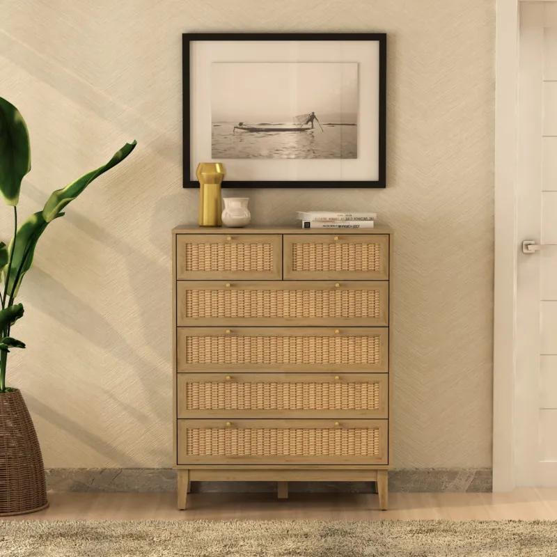 Bodrum 4+2 Drawer Chest By Anderson Teak | Drawers | Modishstore