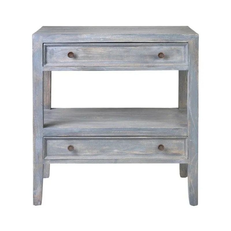 Promenade End Table with 2 drawers by Jeffan | End Tables | Modishstore