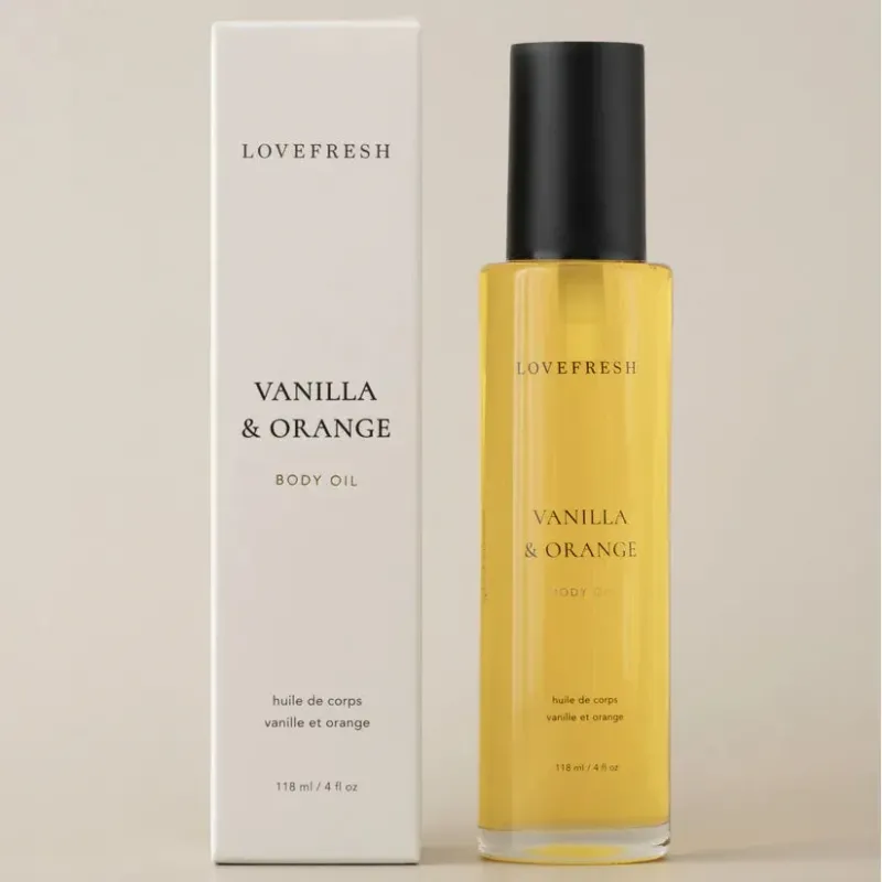 Lovefresh Body Oil | Vanilla & Orange