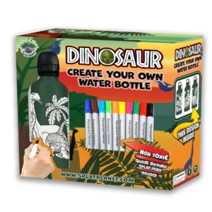 Create Your Own Water Bottle Set - Dinosaur