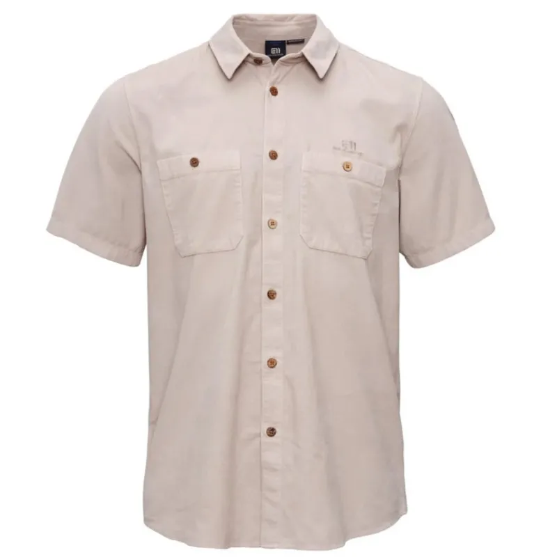 E11 Estate Cord Shirt latte Herren Hemd