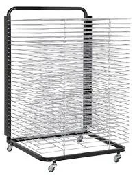 Mobile Paint Drying Rack 46x34x97cm