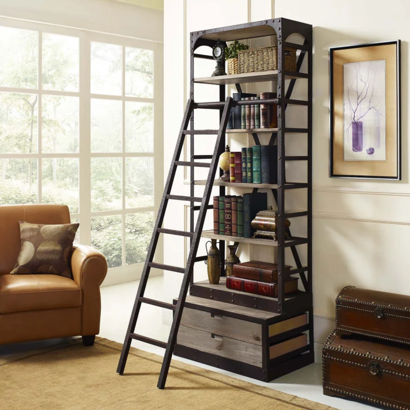 Modway Velocity Wood Bookshelf - Brown - EEI-1211 | Bookcases | Modishstore - 1