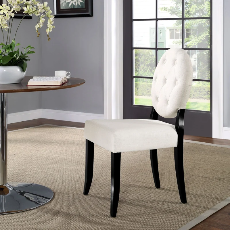 Modway Button Dining Side Chair - EEI-1381 | Dining Chairs | Modishstore - 1