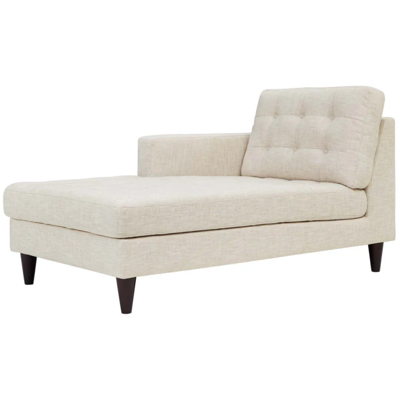 Modway Empress Left-Arm Upholstered Fabric Chaise - EEI-2596 | Lounge Chairs | Modishstore - 1