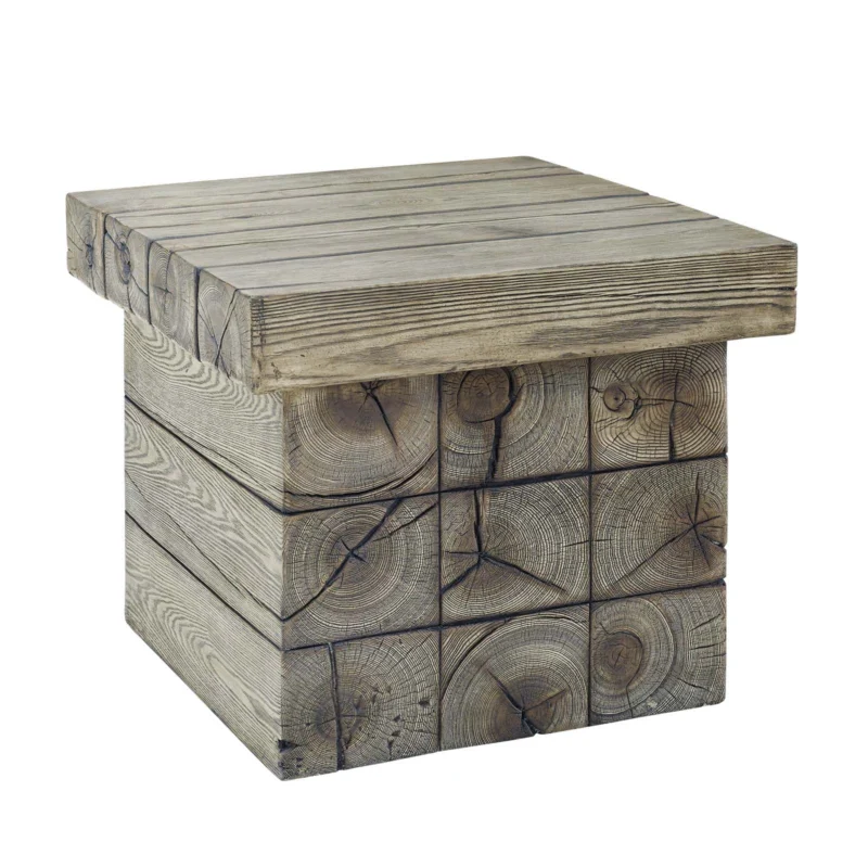 Modway Manteo Rustic Coastal Outdoor Patio Side Table - EEI-3562 | Outdoor Tables | Modishstore - 1