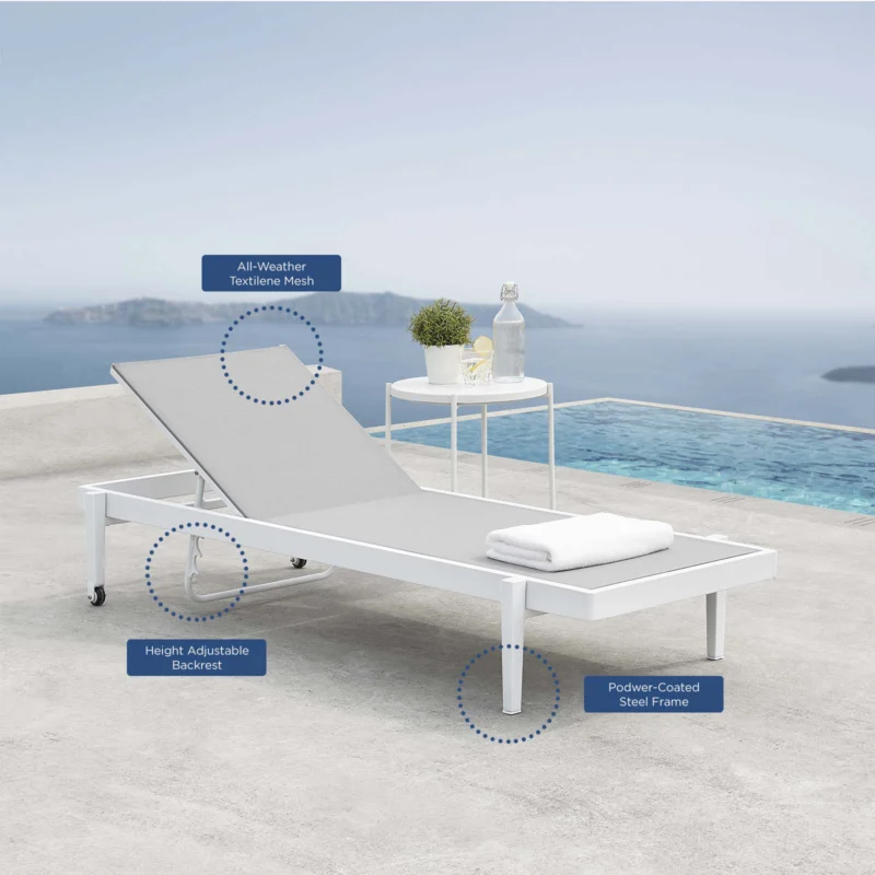 Modway Charleston Outdoor Patio Chaise Lounge Chair - EEI-3610 | Outdoor Recliners & Lounge Chairs | Modishstore - 1