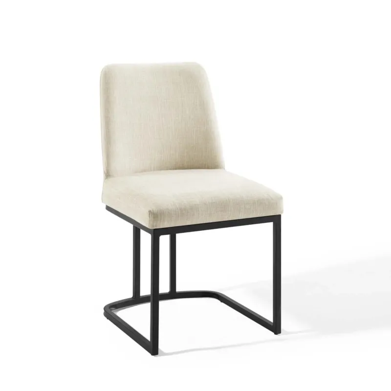 Modway Amplify Sled Base Upholstered Fabric Dining Side Chair - EEI-3811 | Dining Chairs | Modishstore - 1