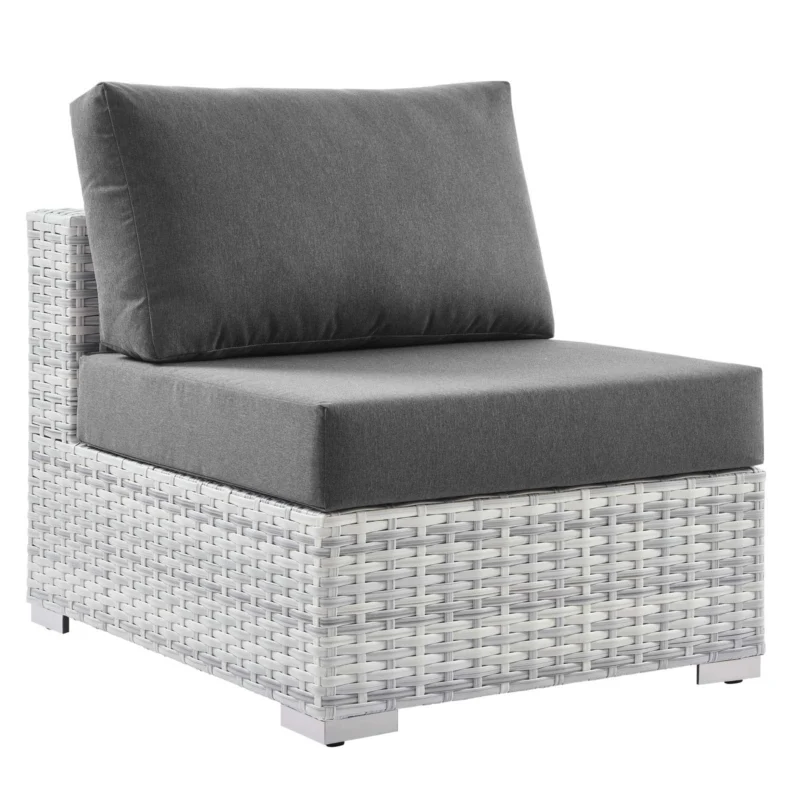 Modway Convene Outdoor Patio Armless Chair - EEI-4298 | Outdoor Chairs | Modishstore - 1