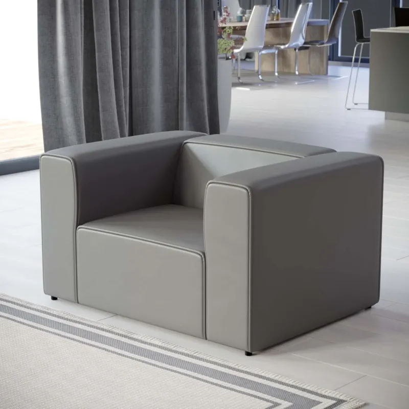 Mingle Vegan Leather Armchair By Modway - EEI-4620 | Armchairs | Modishstore - 1