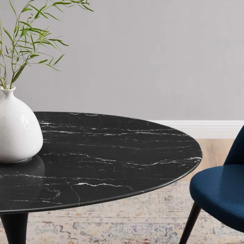Lippa 48" Artificial Marble Dining Table By Modway - EEI-4870 | Dining Tables | Modishstore - 1