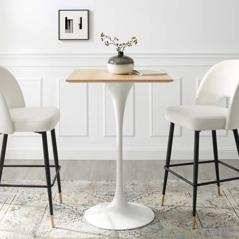 Modway Lippa 28" Square Bar Table - EEI-5202 | Dining Tables | Modishstore - 1