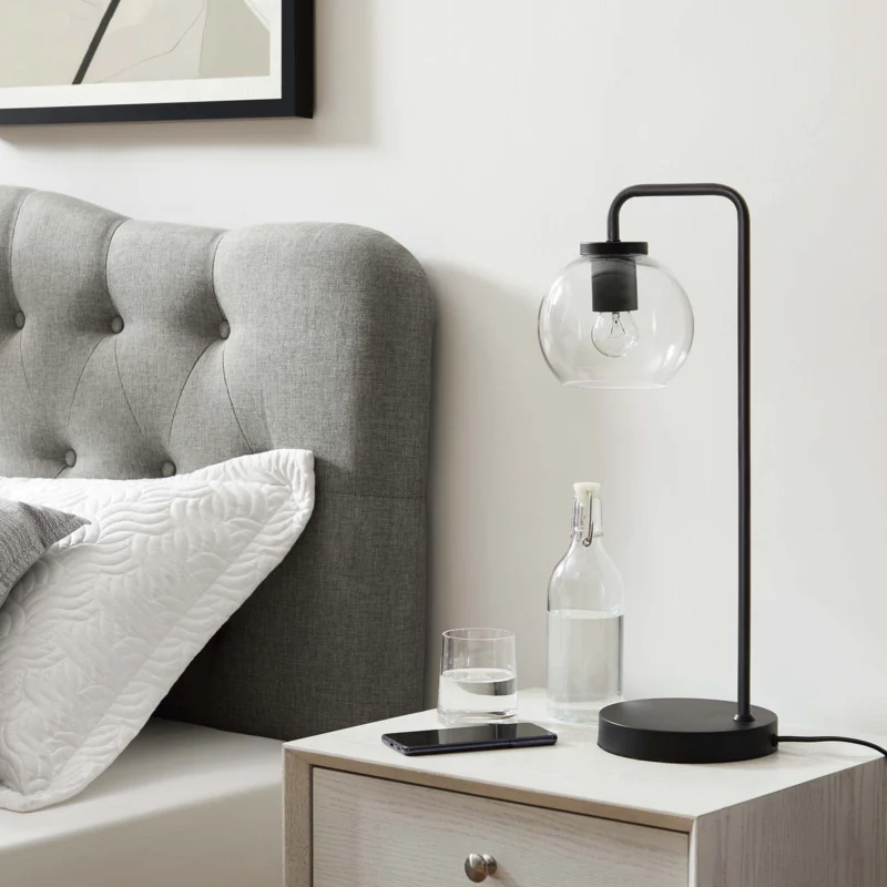Silo Glass Globe Glass and Metal Table Lamp By Modway - EEI-5617 | Table Lamps | Modishstore - 1