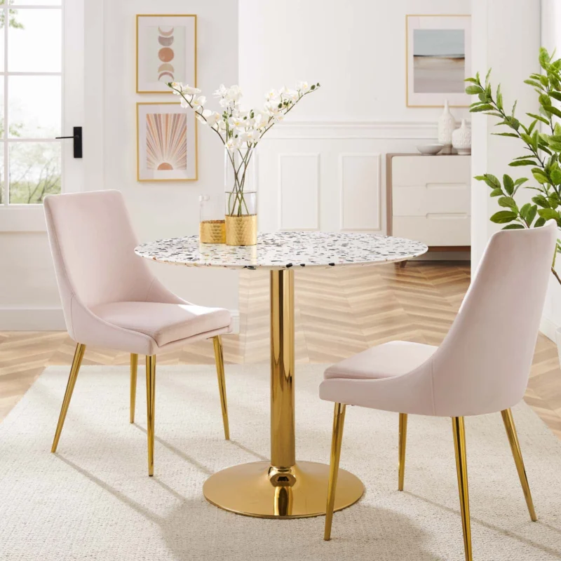 Verne 36" Round Terrazzo Dining Table By Modway - EEI-5717 | Dining Tables | Modishstore - 1
