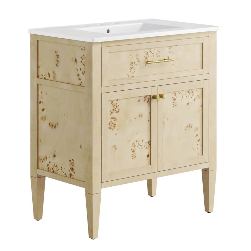 Elysian 30" Wood Bathroom Vanity By Modway - EEI-6443 | Bathroom Accessories | Modishstore - 1