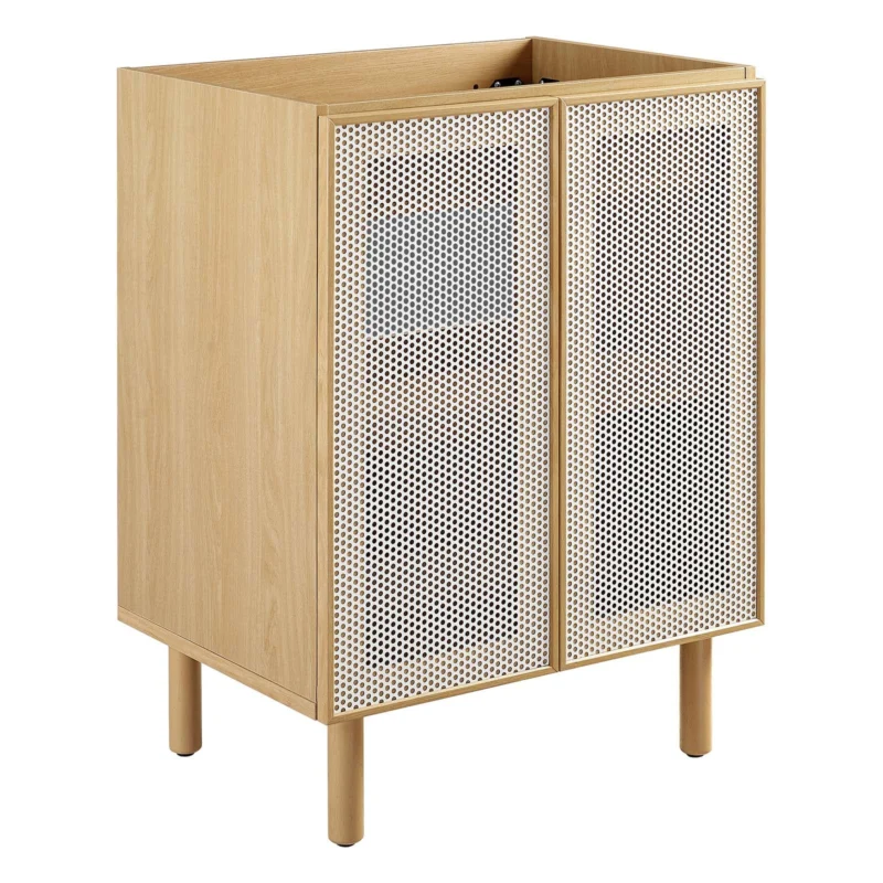 Calla 24" Perforated Metal Bathroom Vanity Cabinet (Sink Basin Not Included) By Modway - EEI-6621 | Bathroom Accessories | Modishstore - 1