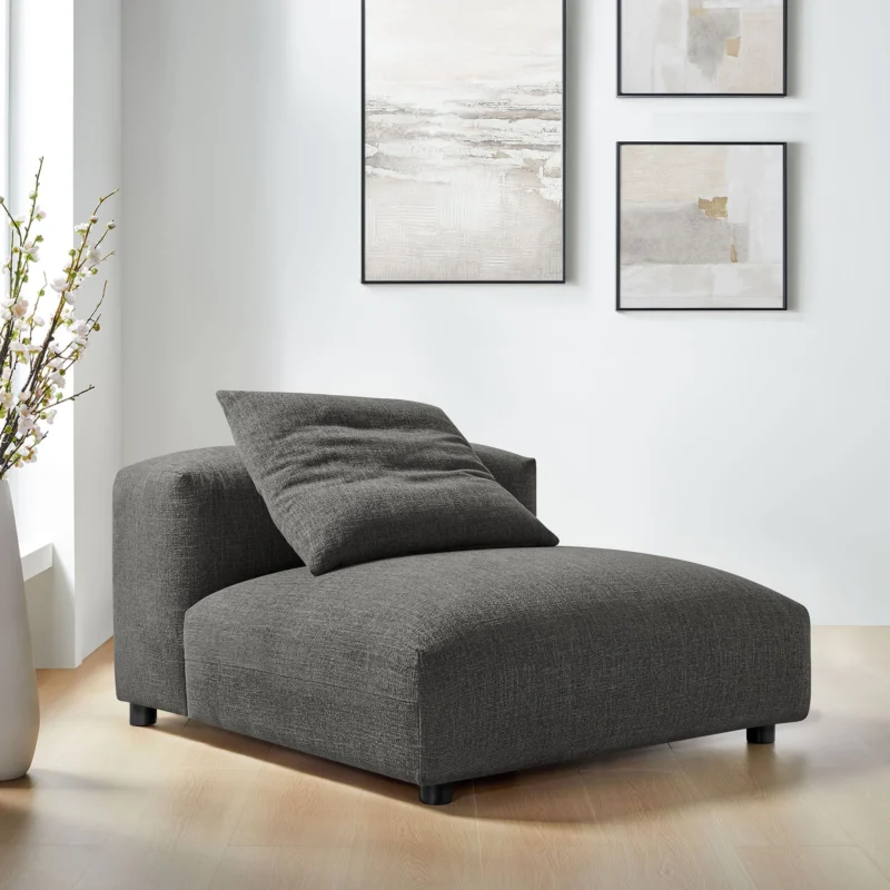 Solace Modular Upholstered Fabric Armless Chair by Modway | Accent Chairs | Modishstore - 1