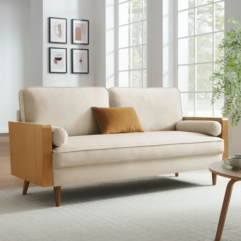Kellan Performance Velvet Sofa by Modway | Sofas | Modishstore - 1