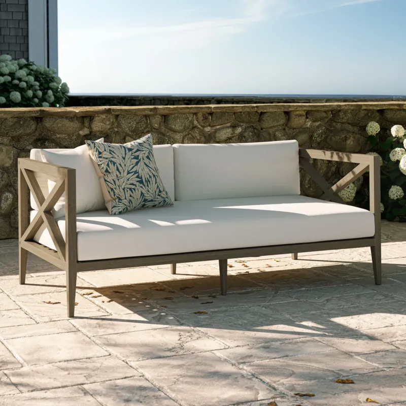 Northlake Outdoor Patio Teak Loveseat by Modway | Loveseats | Modishstore - 1