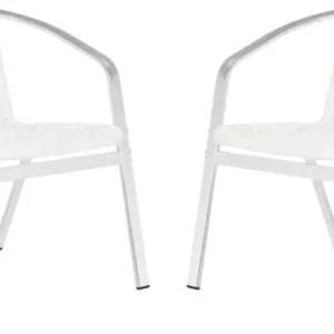 Safavieh Wrangell Indoor-Outdoor Stacking Armchair | Outdoor Chairs | Modishstore