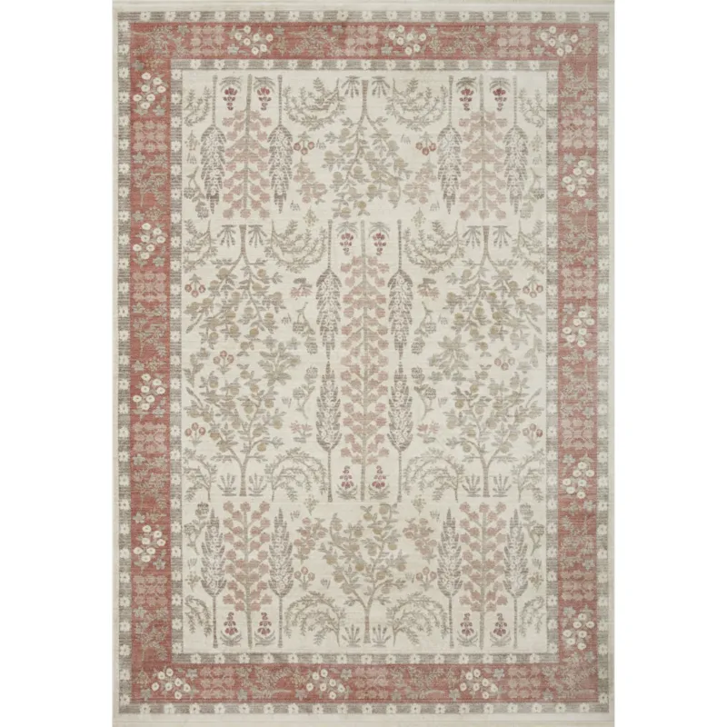 Holland Rug 01 | Rifle Paper Co. X Loloi | Rust