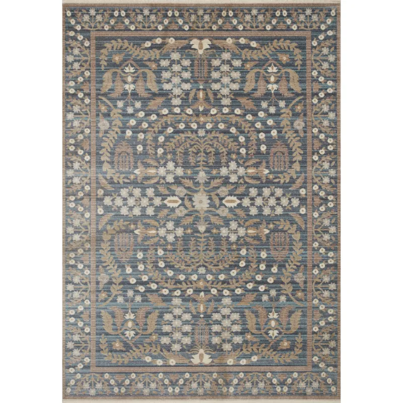 Holland Rug 04 | Rifle Paper Co. X Loloi | Navy