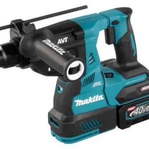 Makita Akku-Kombihammer SDS-MAX – 40V max., inkl. 2x 4,0 Ah Akkus, Ladegerät & MAKPAC - HR003GM201