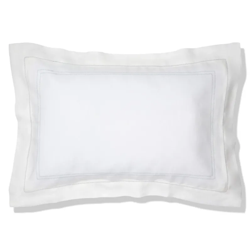 Pillowcase Hemstitch Chambray Blue