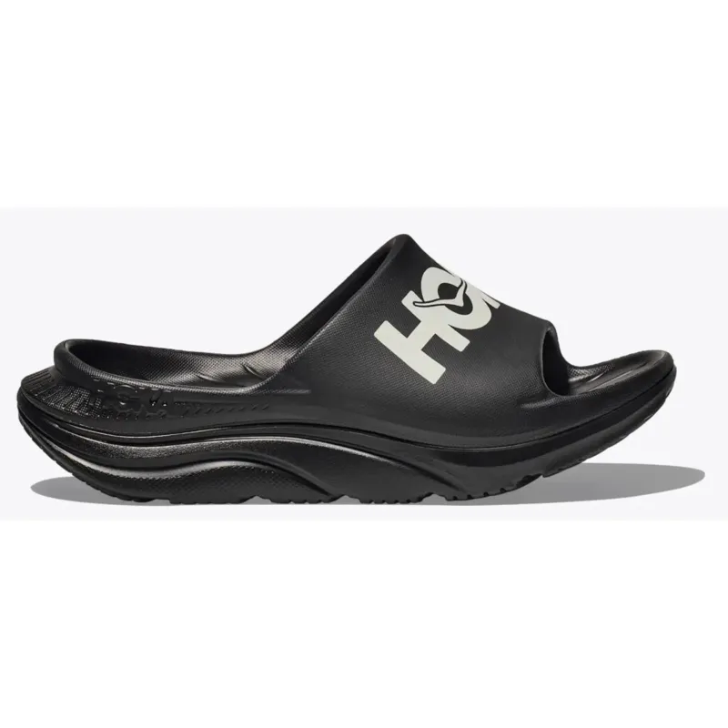 Hoka Ora Athletic Slide Unisex black white