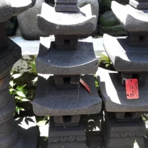 Tall 1 Meter or 39 inch Pagoda Lantern River Stone by Artisan Living | Lanterns | Modishstore-