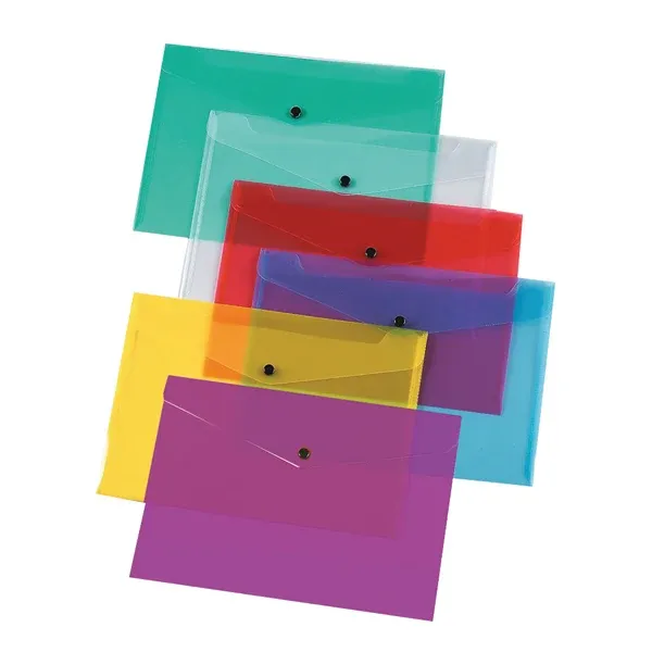 Q-Connect Polypropylene Document Folder A4 Assorted (Pack of 12) KF03599