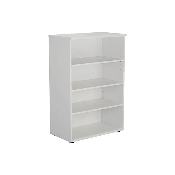 Jemini Wooden Bookcase 800x450x1200mm White KF810377