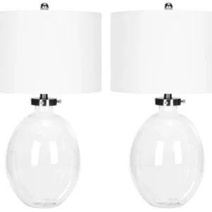 Safavieh Neville Clear Glass Table Lamp | Table Lamps | Modishstore - 1