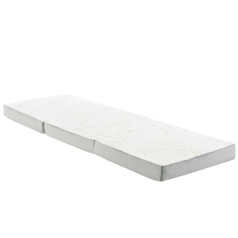 Relax 25 x 75 x 4 Tri-Fold Mattress Topper By Modway - MOD-5780 | Mattresses | Modishstore - 1